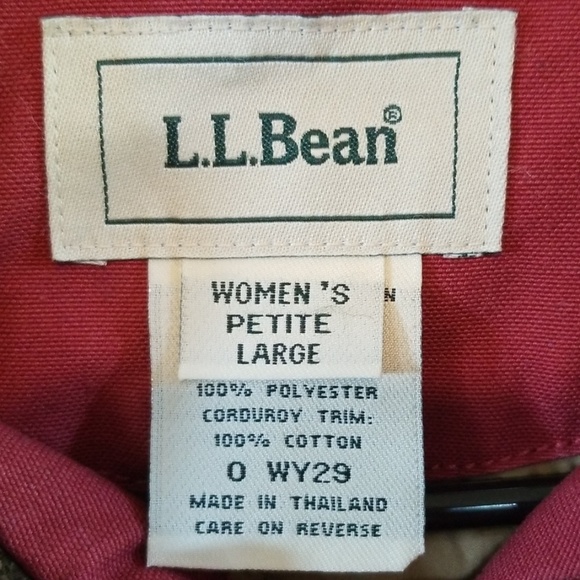 L.L.Bean women's coat large - Picture 2 of 3
